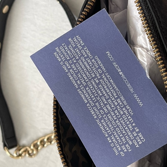 Rebecca Minkoff Mini MAC in Black with Gold - Picture 12 of 13